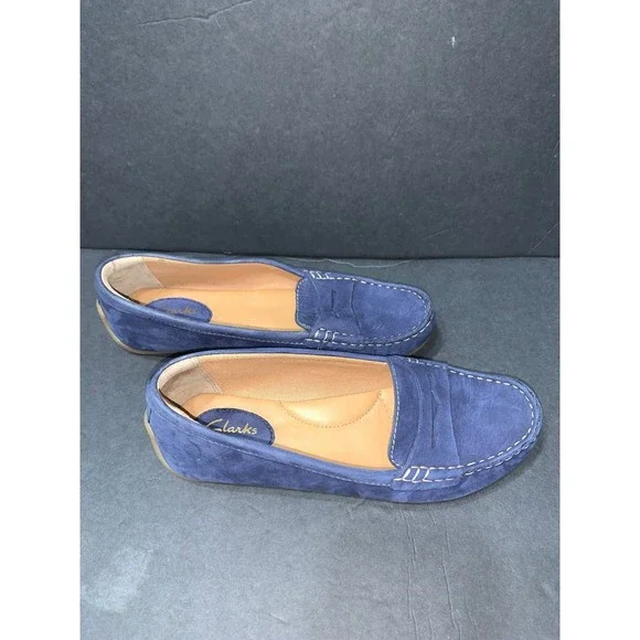 Clarks Artisan Navy Loafers sz. 6.5 - Picture 2 of 5